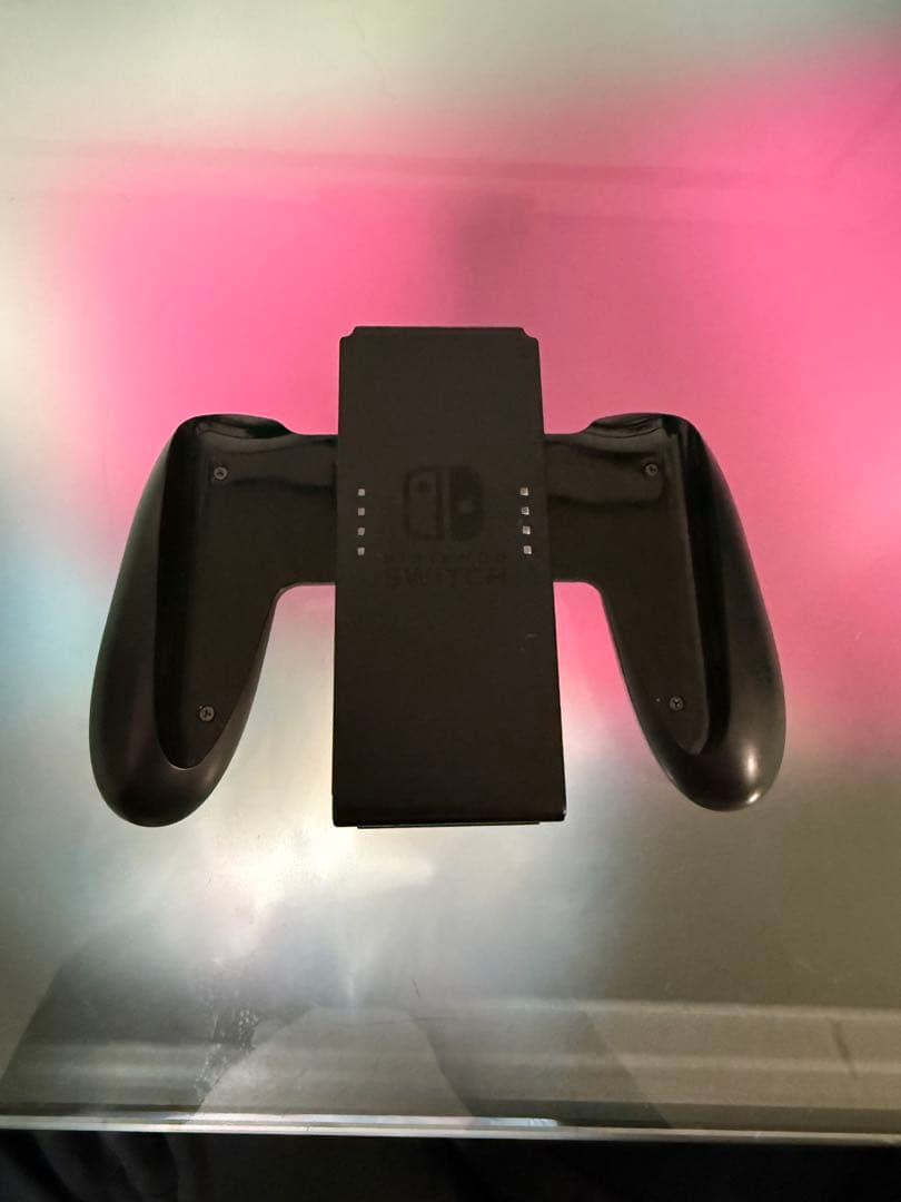 ら*ず様 Switch本体＋SDカード&純正ケース&ハンドル&買い替え左ジョイコ