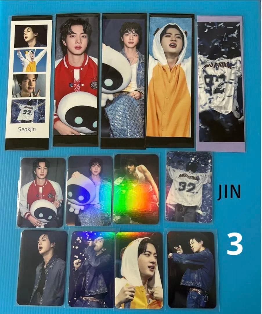 BTS JIN アクリルフォトアルバムキーホルダー2点