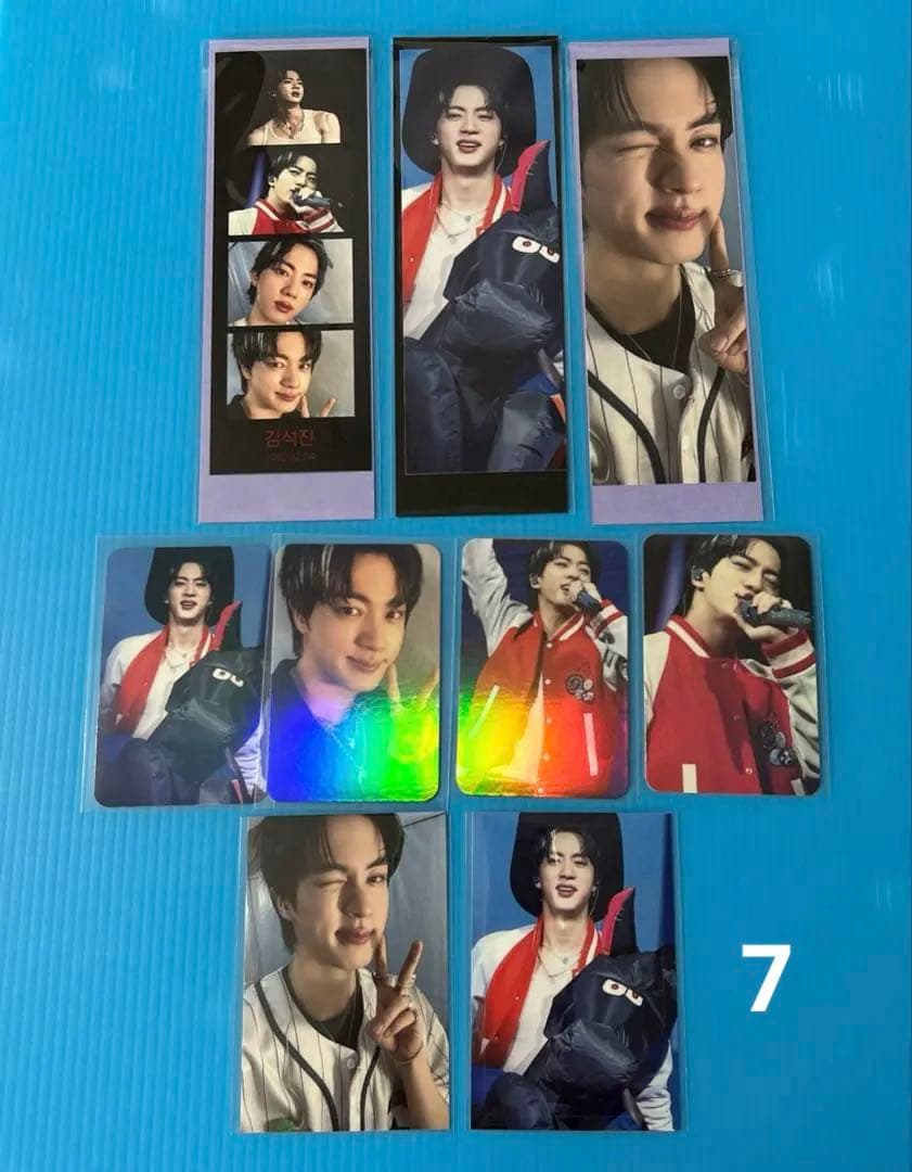 BTS JIN アクリルフォトアルバムキーホルダー2点