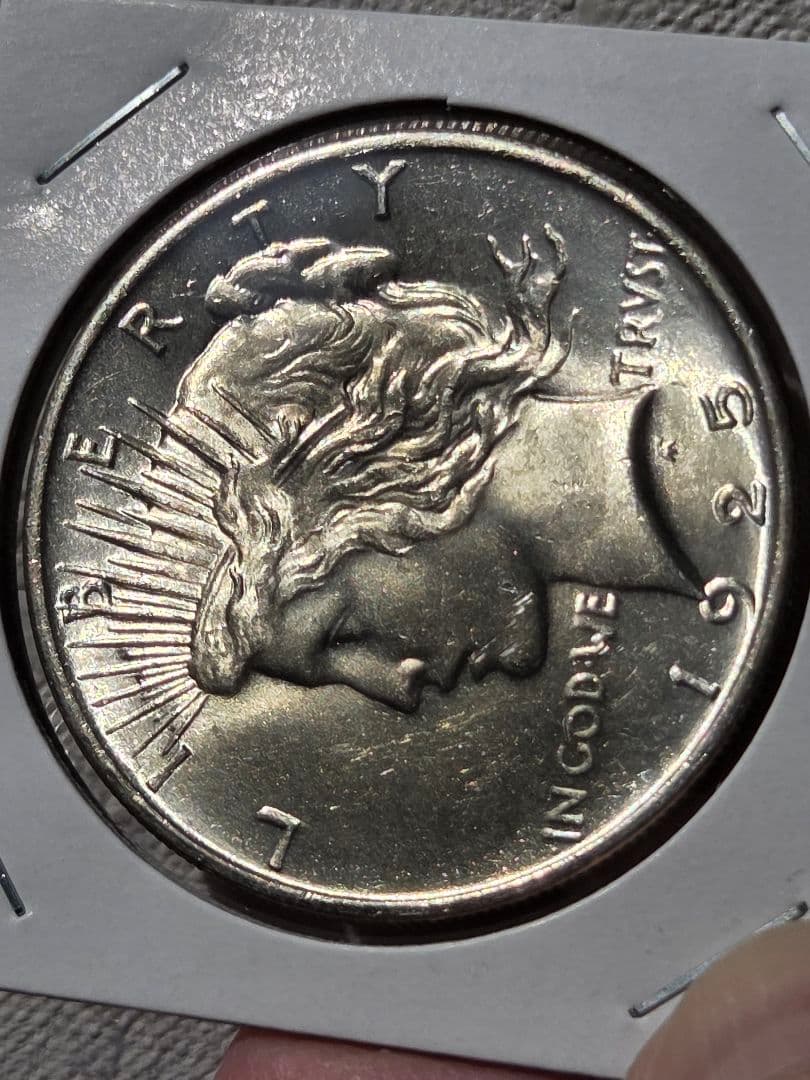 アメリカ合衆国　ピースダラー(1ドル)銀貨　1925