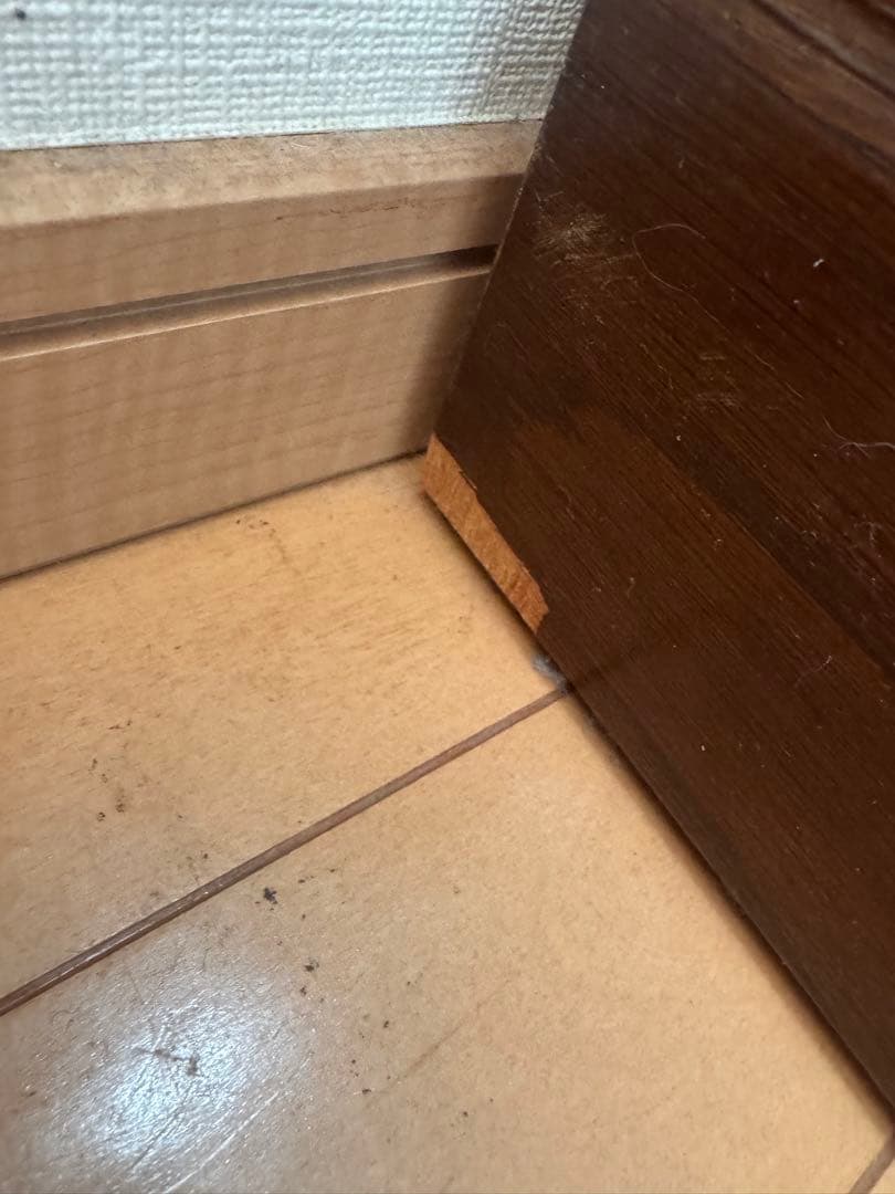 木製民芸箪笥 6引き出し ダークブラウン