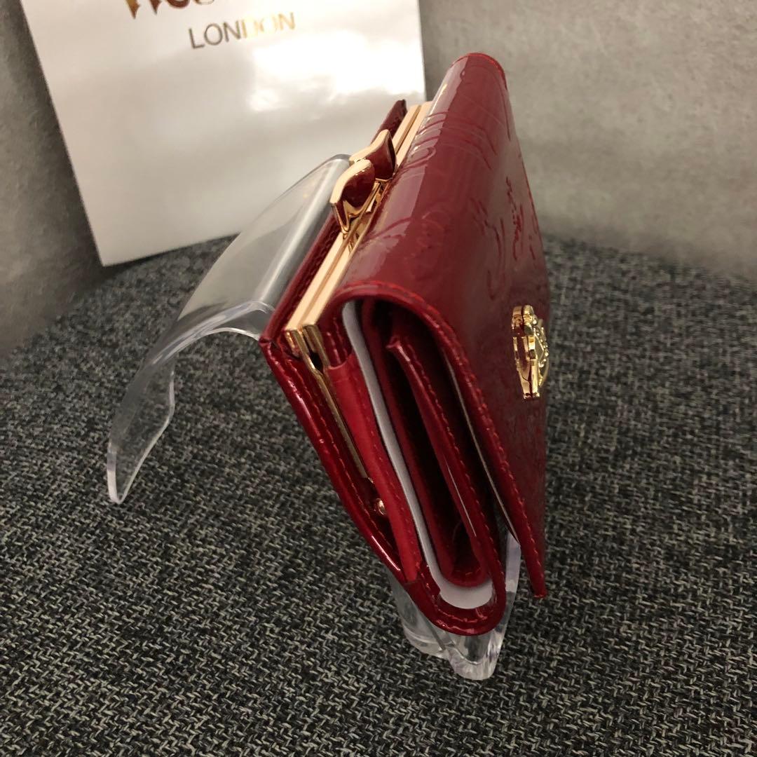 Vivienne Westwood エナメル三つ折り財布 エナメル レッド