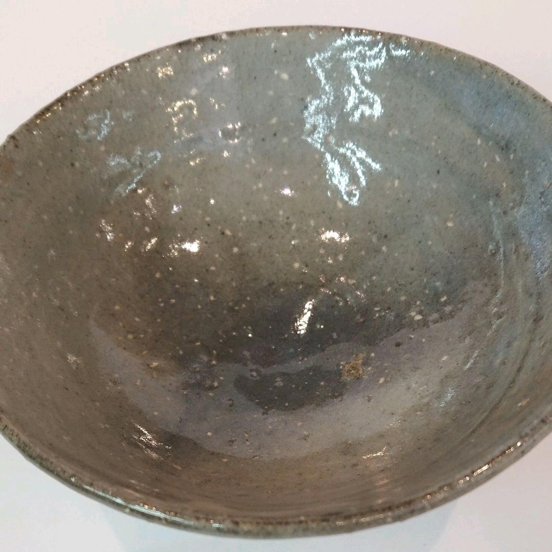 【茶道具】茶碗 萩焼 平茶碗  松唐山作