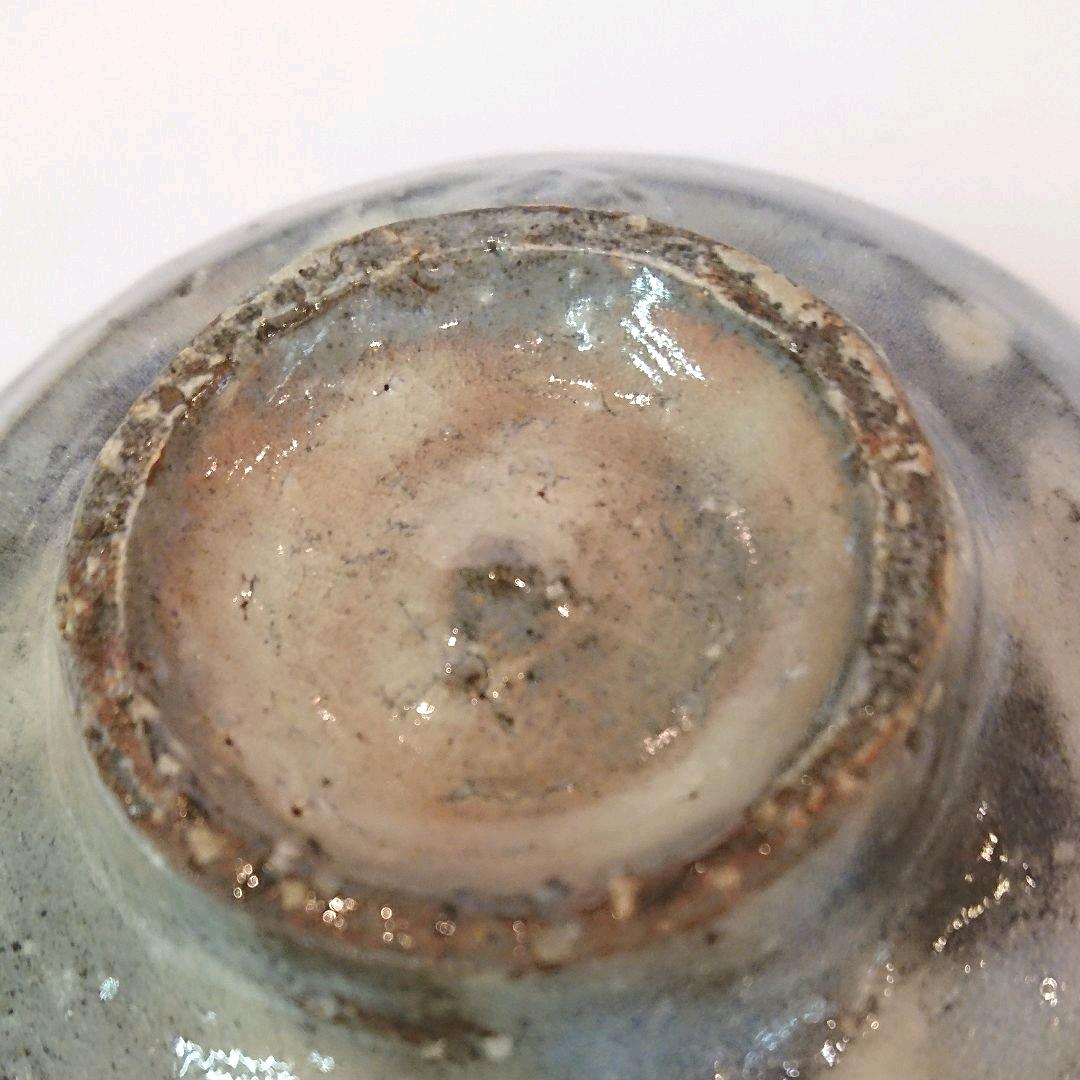 【茶道具】茶碗 萩焼 平茶碗  松唐山作