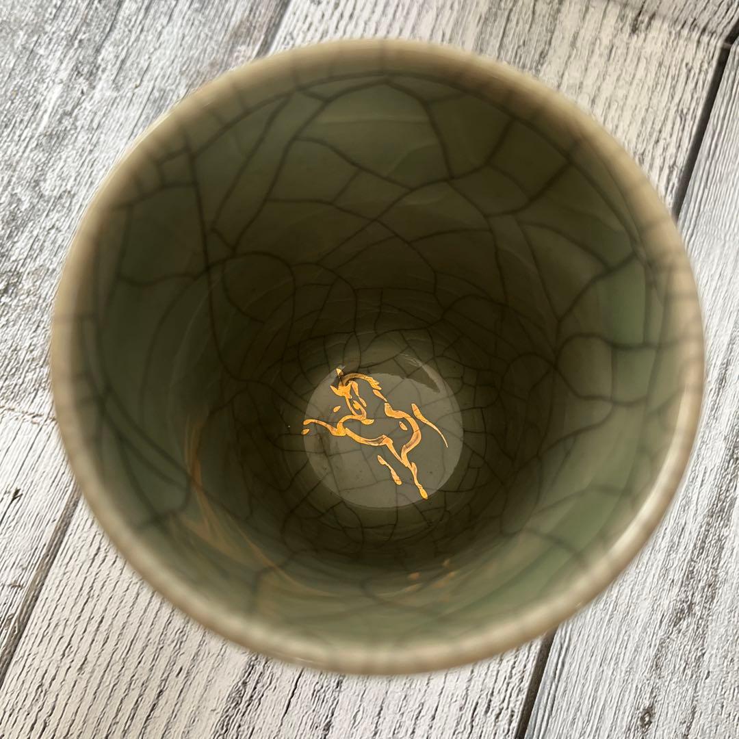 【希少】清水一家28人衆 相馬焼 泉岳寺記念湯呑み 赤穂浪士 湯呑