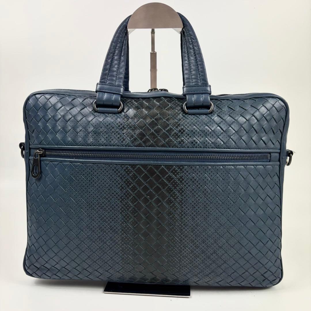 【極上】ボッテガ ビジネスバッグ 2way イントレチャート 希少モデル A4可