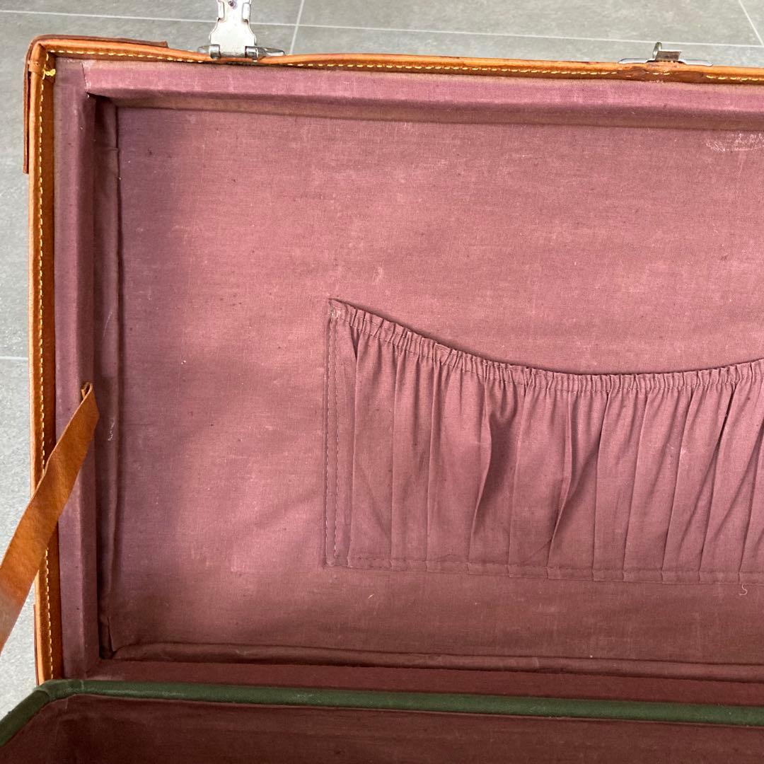 ヴィンテージ トランクケース トランクバッグ レトロ雑貨 古道具 グリーン