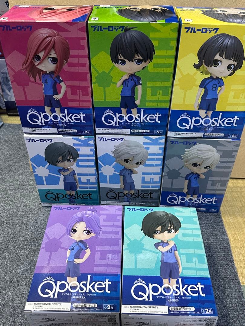 Qposket ブルーロック 8体　単品売り不可