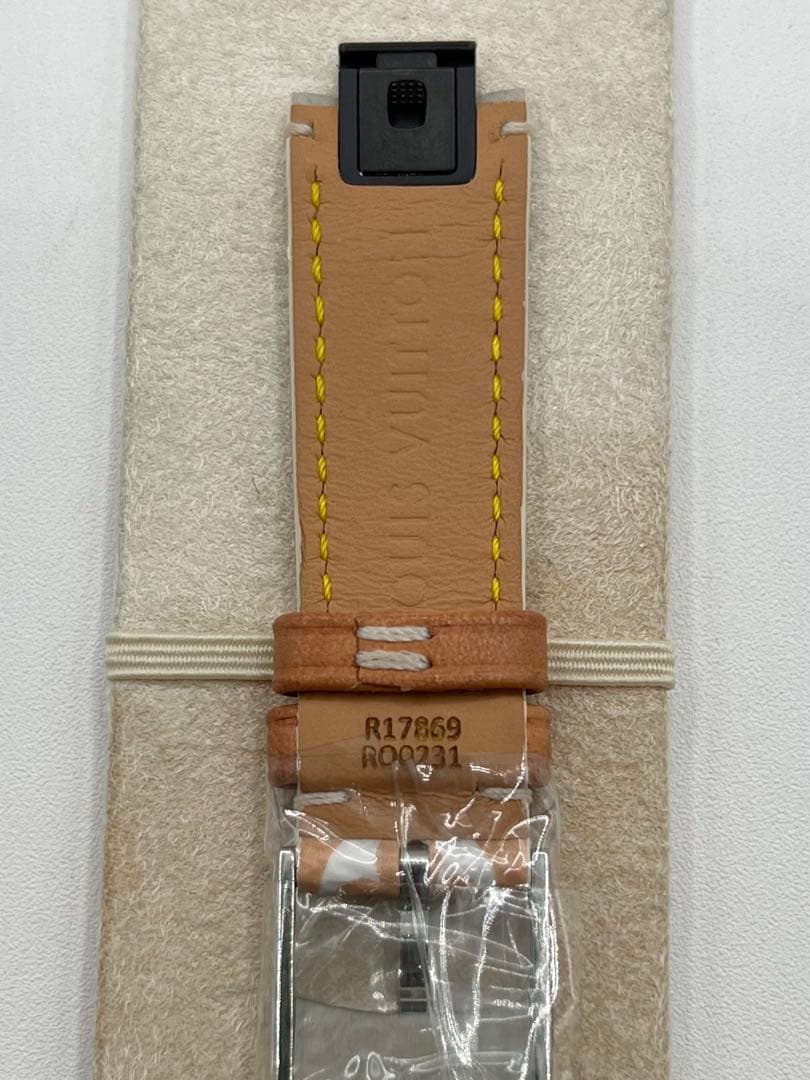 【ルィヴィトンタンブールスリムMMベルト】グラデーションカラーモノグラムグレー