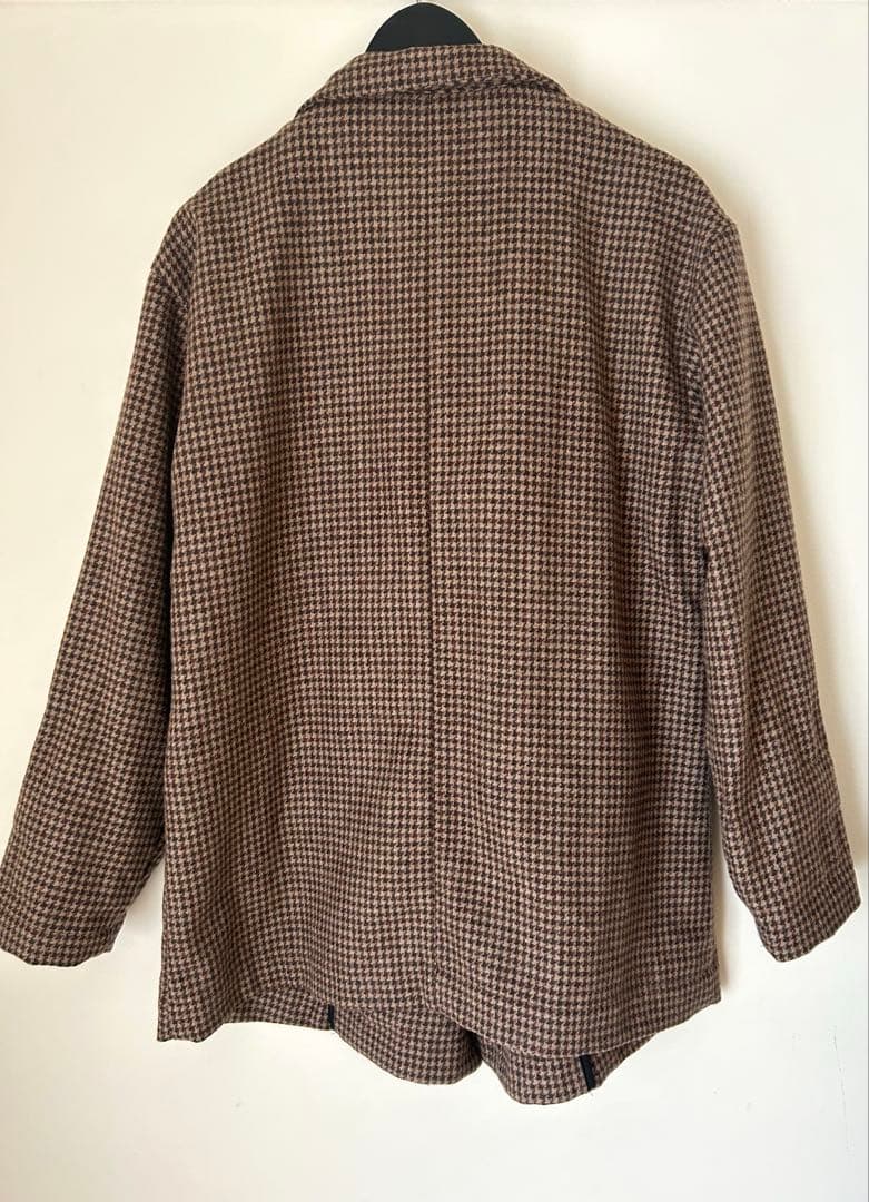 harvesty ハーベスティ ウールツイードズートジャケット　チェックコート