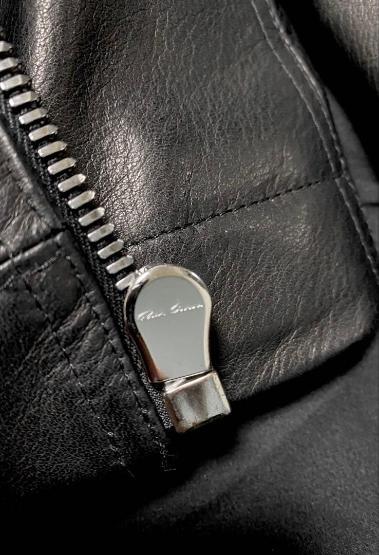 ジャケット・アウター Rick Owens MOLLINO BIKER LEATHERS JACKET