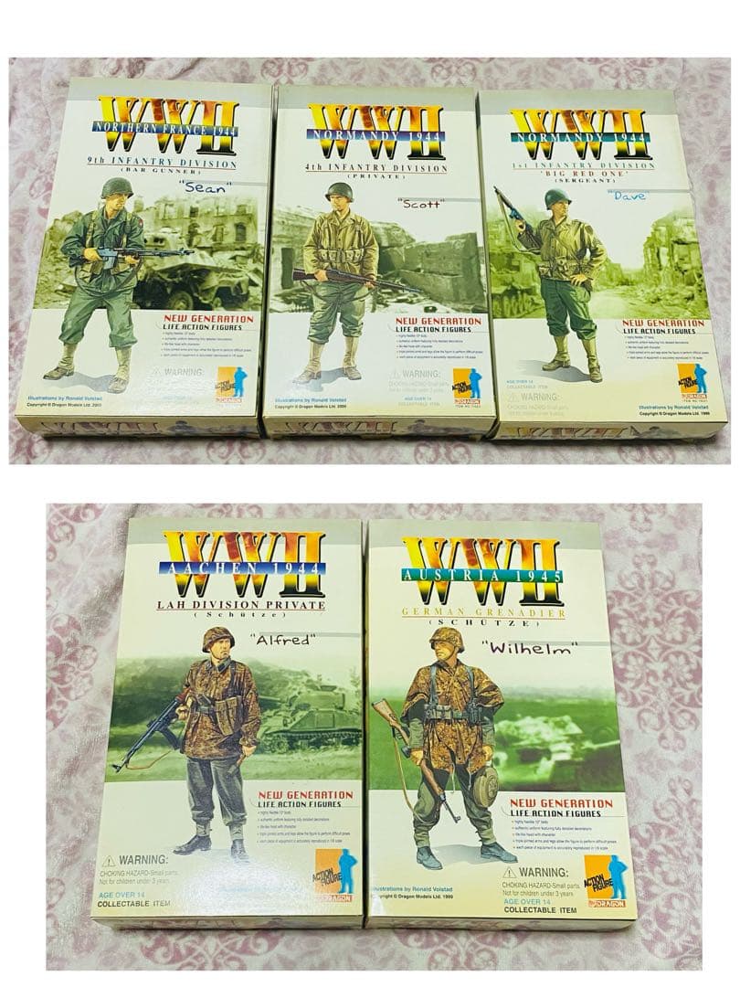 ドラゴンモデルズリミテッド　ミリタリーシリーズ　5体セット