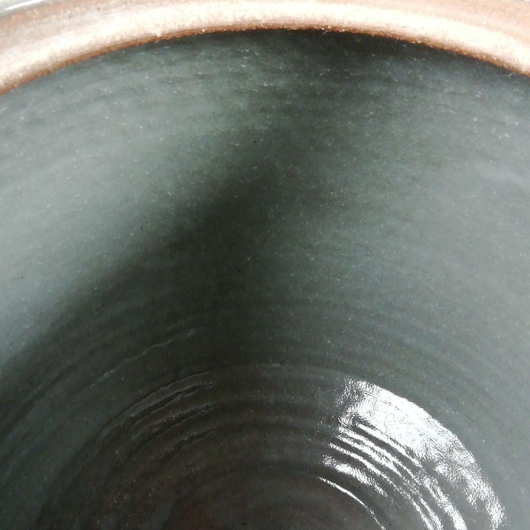 Ｔ８４５　水指　『三嶋芋頭　水指』『田中溪峰 造』　共箱　茶道具