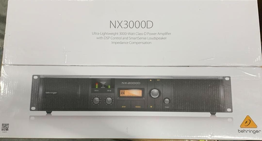 BEHRINGER ベリンガー NX3000D ステレオ パワーアンプ　2台