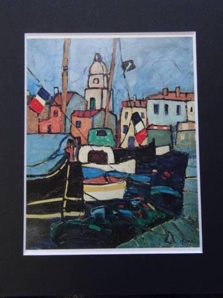 ポール・アイズピリ、風景（Ⅰ）、希少画集画、新品額付