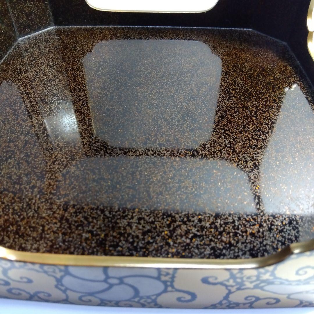 加賀蒔絵　時代祝い盃台　蒔絵松竹文熨斗の図　梨地　共箱　美品