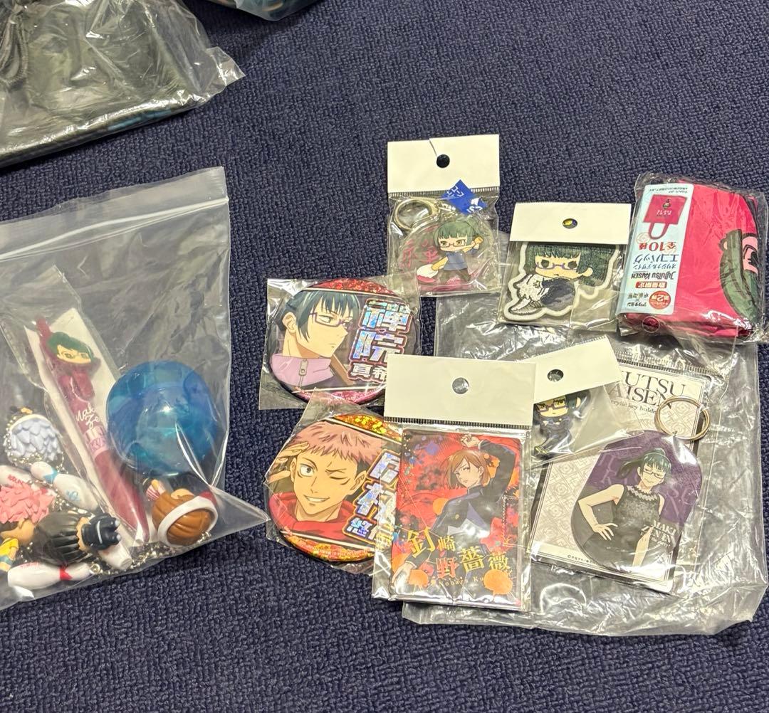 呪術廻戦 まとめ アニメグッズ マスコットぬいぐるみ キーホルダー 缶バッジ