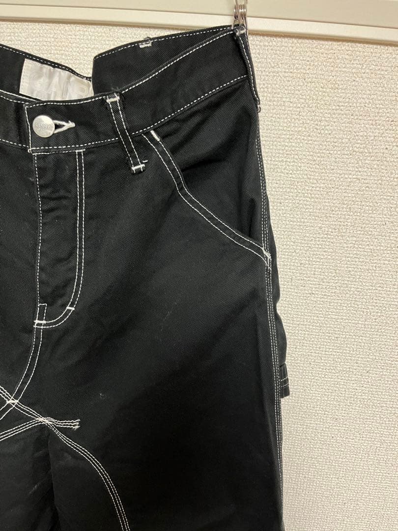 ガンリュウ　サルエルパンツ　サイズS GANRYU コムデギャルソン　ステッチ