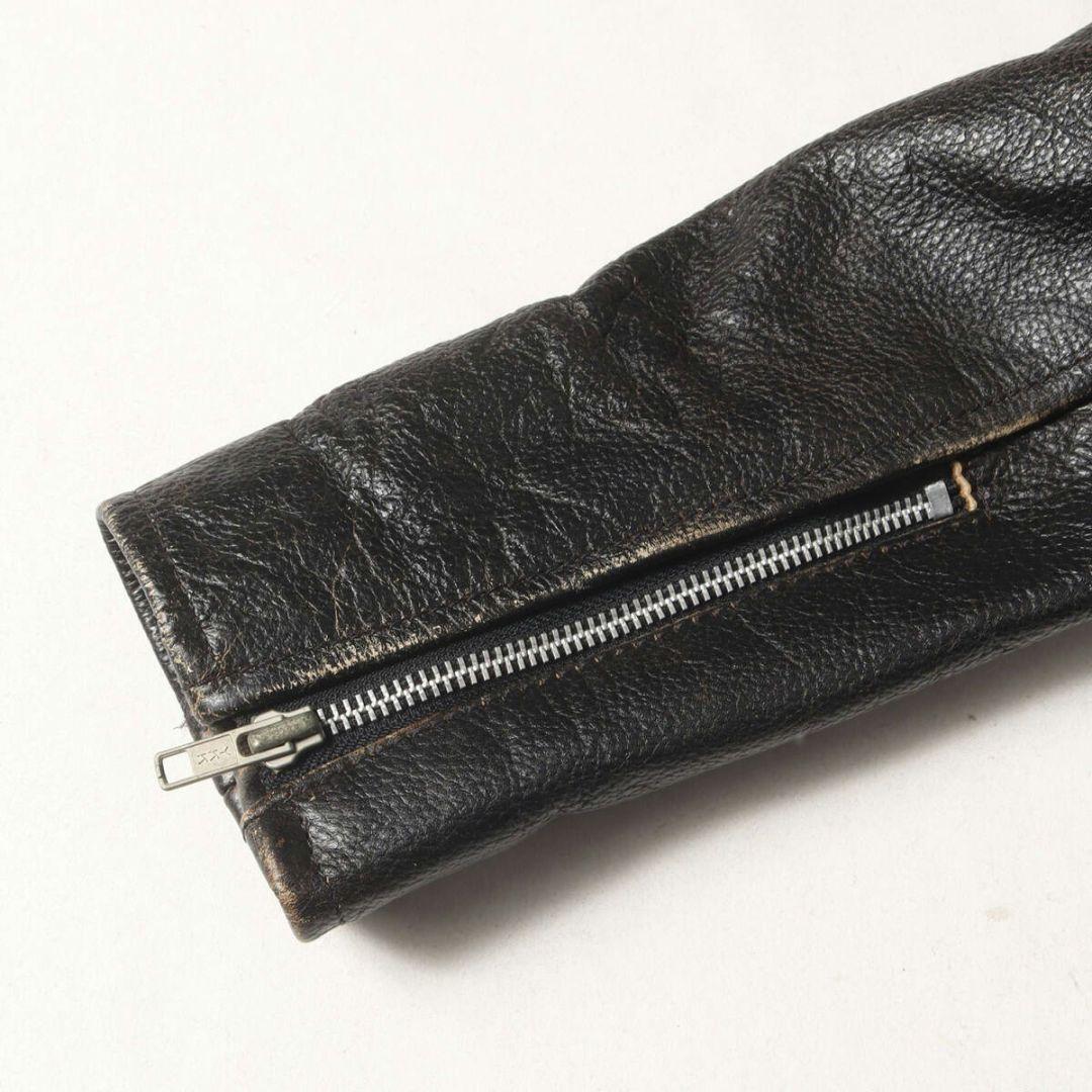 Bikers ヴィンテージ 90s アイアンクロス レザー シングル ライダース