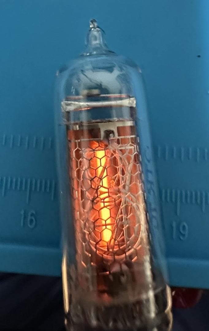 【点灯確認済】ニキシー管 IN-14 新古品 6本 全数字、コンマ、全管点灯確認