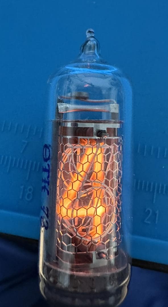 【点灯確認済】ニキシー管 IN-14 新古品 6本 全数字、コンマ、全管点灯確認