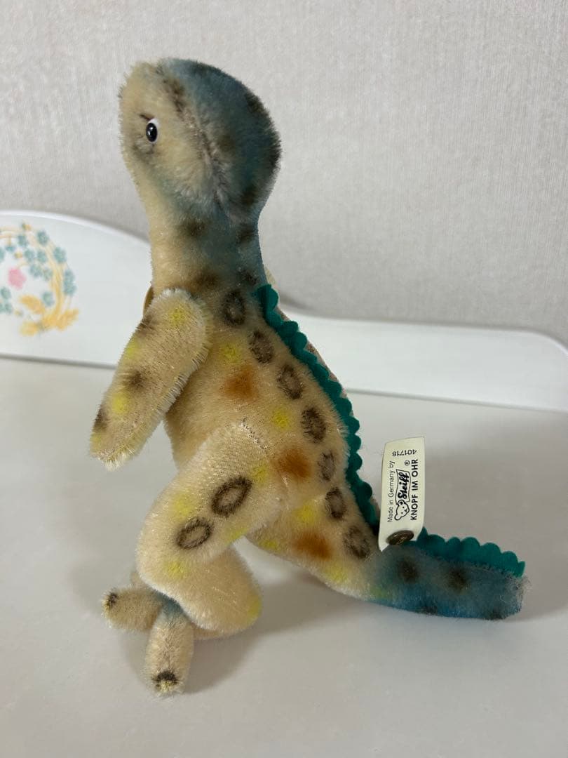 【希少・美品】シュタイフ モヘア ティラノサウルス Tyros 1959 復刻版