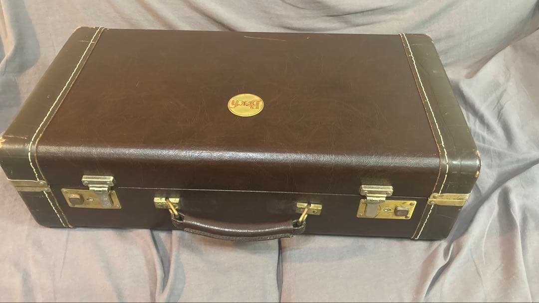 【Tammon】Bach トランペットハードケース(ブラウン)シングル