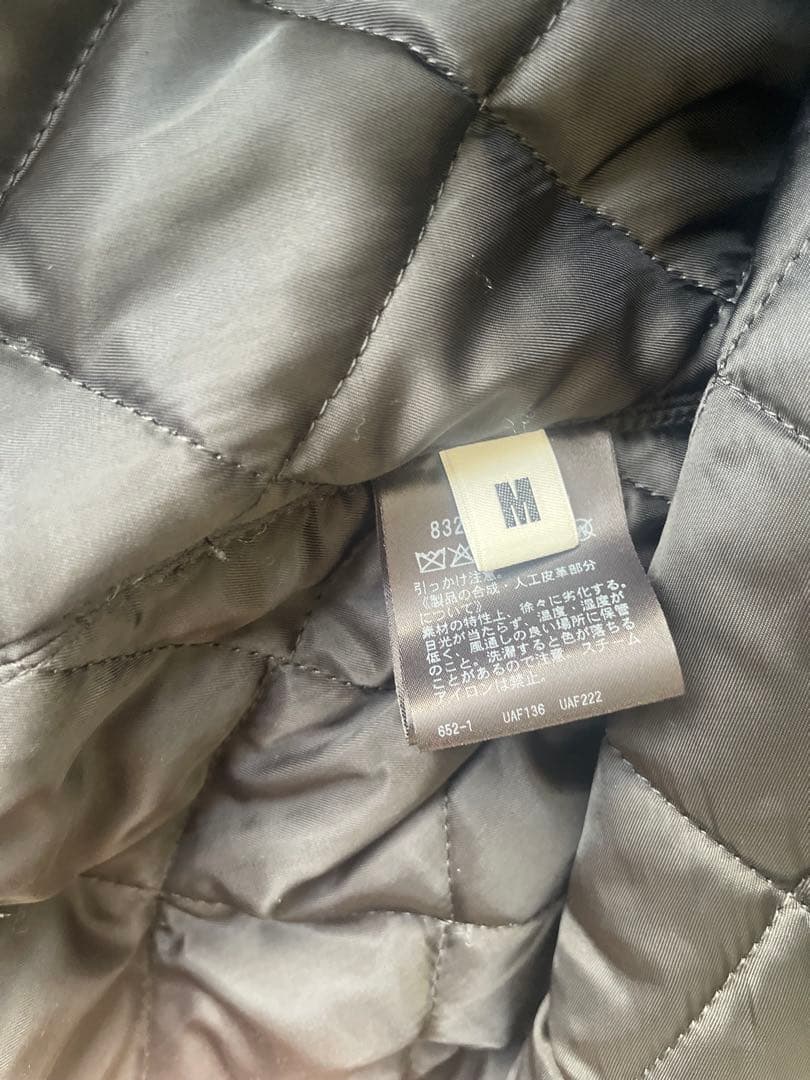 モンキータイム　パデッド レザーライク カー コート　Mサイズ