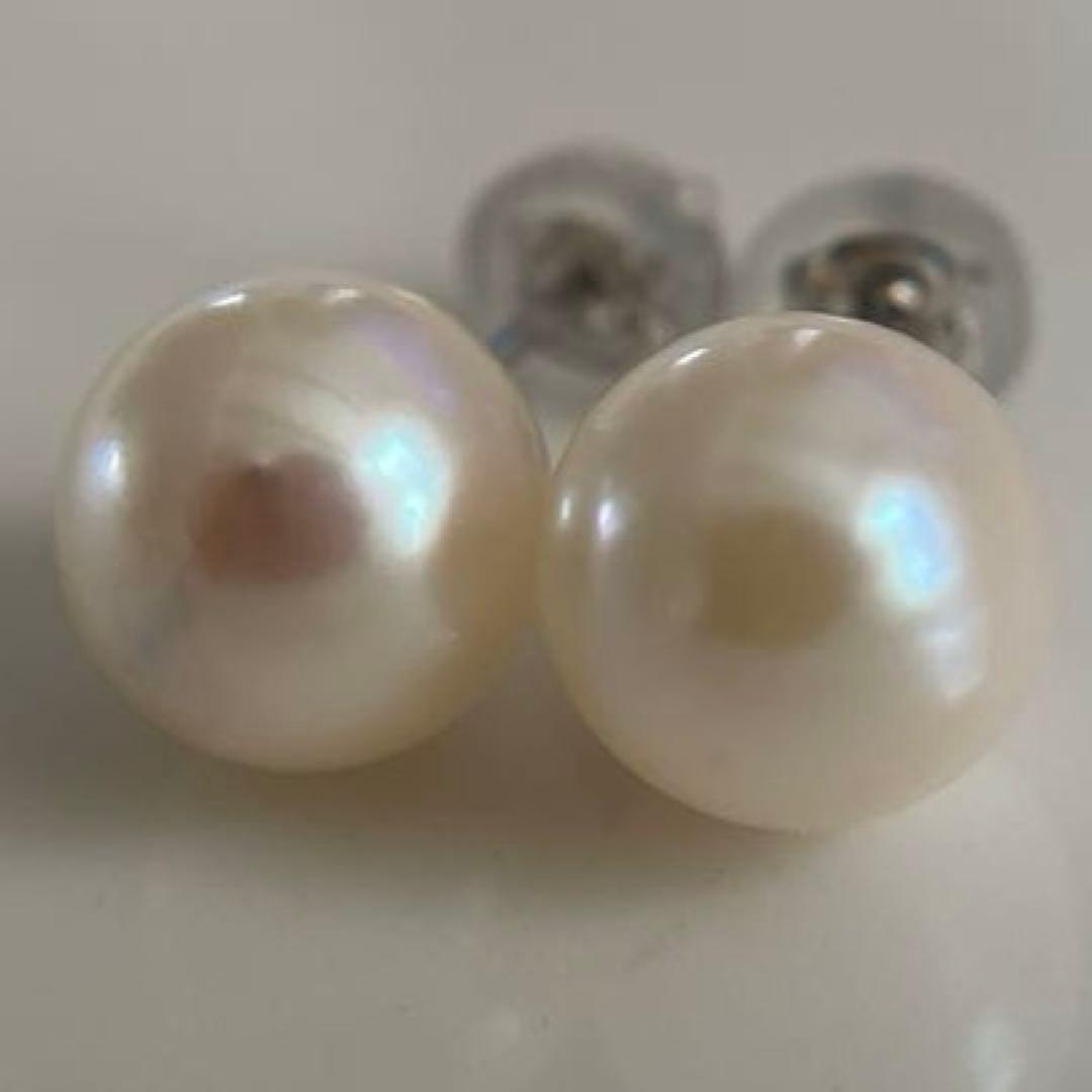 宇和島産 あこや本真珠 パール ピアス プラチナ製（真珠 ピアス）pt900