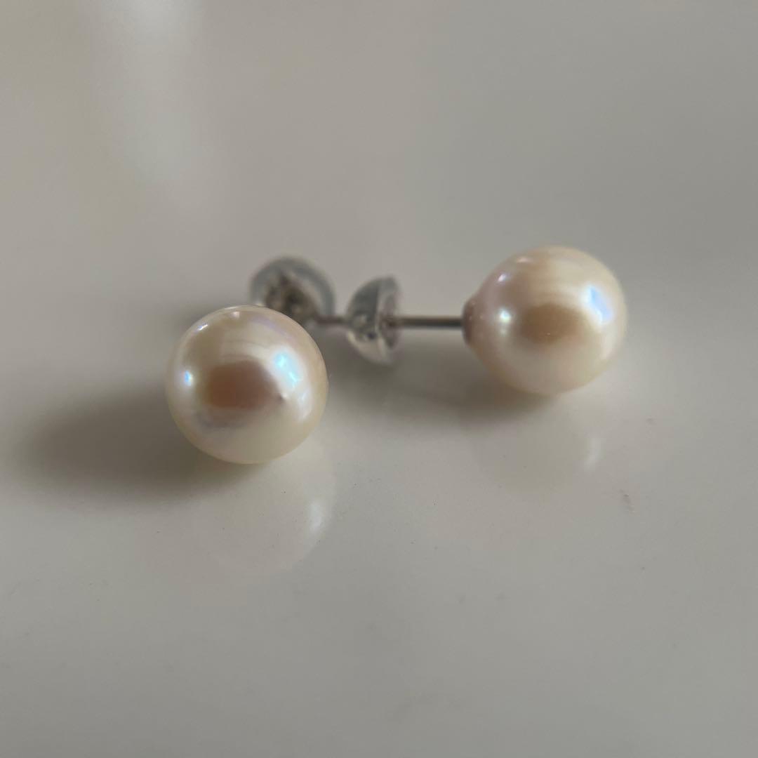 宇和島産 あこや本真珠 パール ピアス プラチナ製（真珠 ピアス）pt900