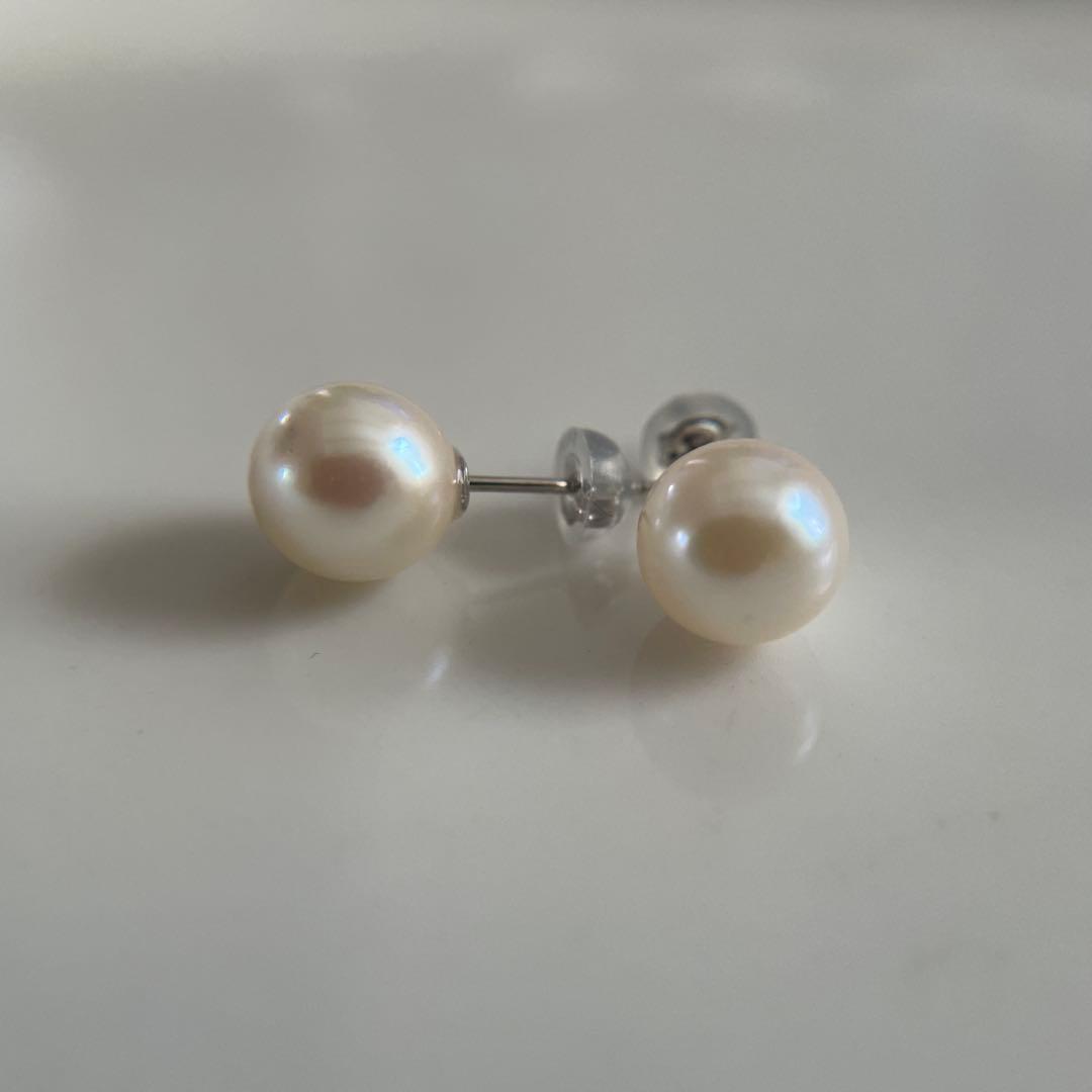 宇和島産 あこや本真珠 パール ピアス プラチナ製（真珠 ピアス）pt900