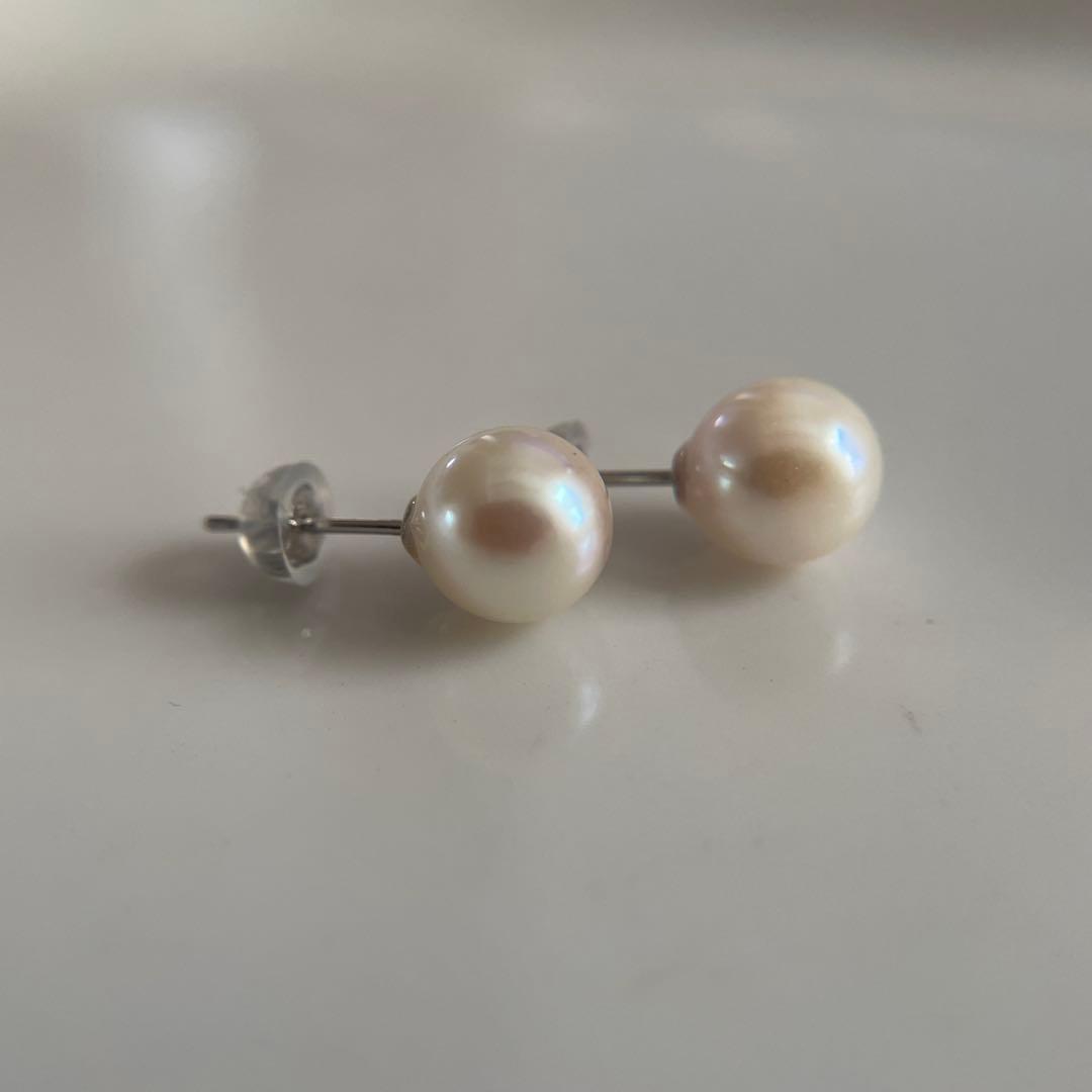 宇和島産 あこや本真珠 パール ピアス プラチナ製（真珠 ピアス）pt900