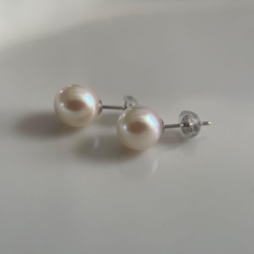宇和島産 あこや本真珠 パール ピアス プラチナ製（真珠 ピアス）pt900