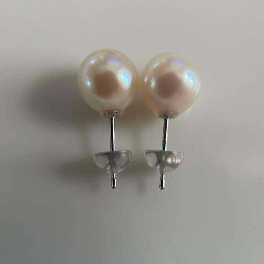 宇和島産 あこや本真珠 パール ピアス プラチナ製（真珠 ピアス）pt900