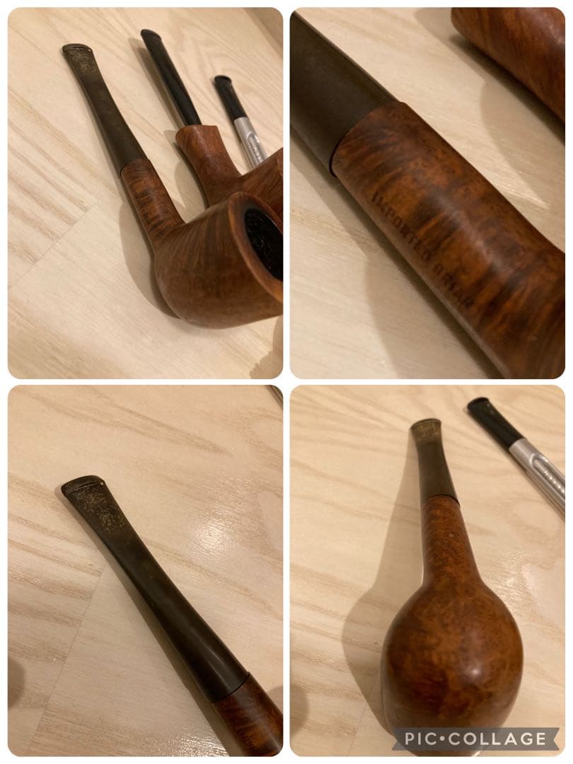 木製パイプスタンドとパイプセット