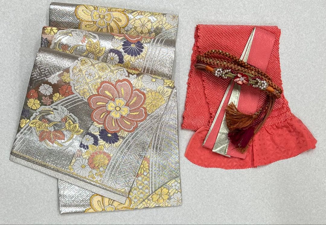 振り袖　フルセット　翠山工房　別誂長襦袢　落款　辻ヶ花　金通し　金彩加工　705