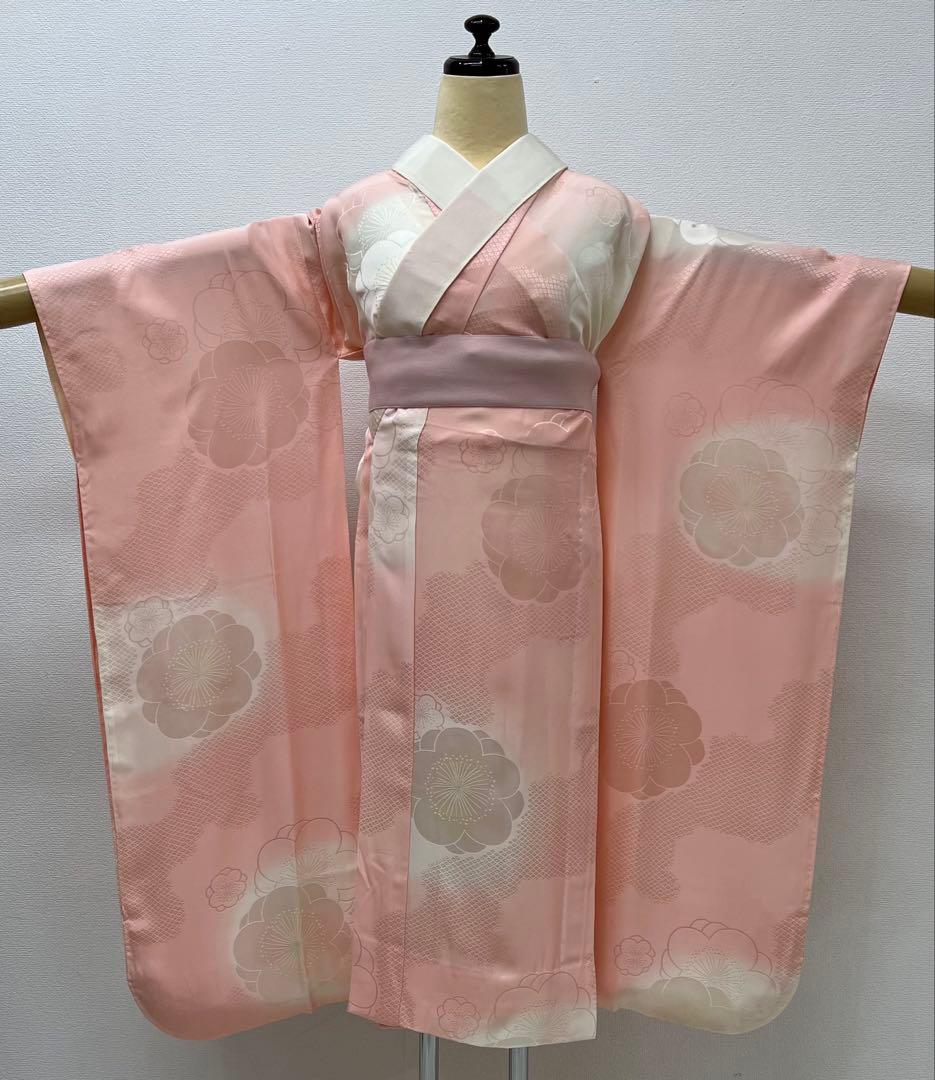 振り袖　フルセット　翠山工房　別誂長襦袢　落款　辻ヶ花　金通し　金彩加工　705