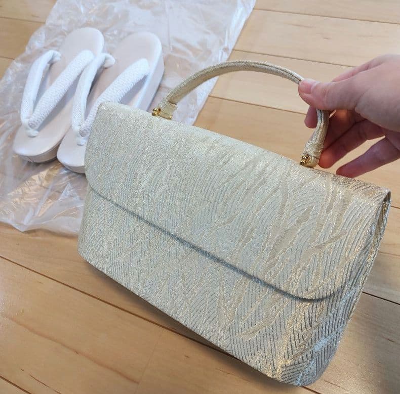 礼装　和装バッグ草履セット　結婚式　入学式　七五三　　和装バッグと草履セット