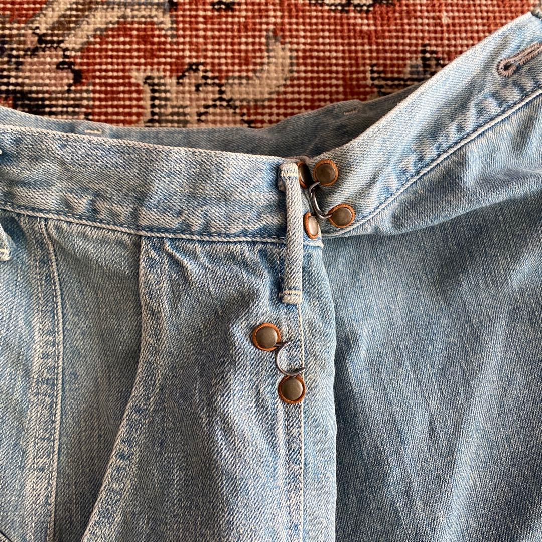 KAPTAL キャピタル　デニムパンツ　キュロット　ワイドパンツ