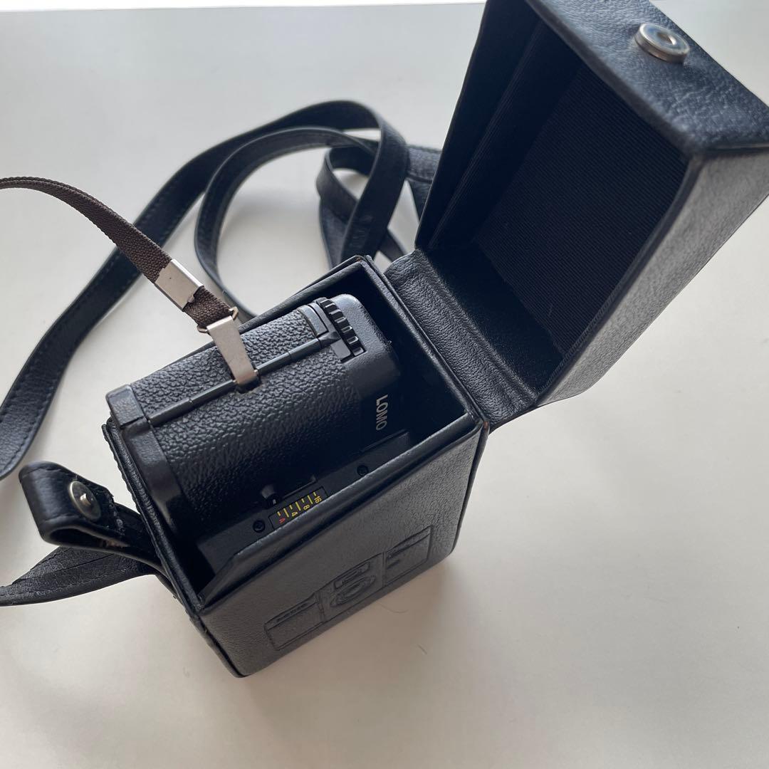 LOMO LC-A専用ケース付 フィルムカメラ 説明書付 フラッシュ セット