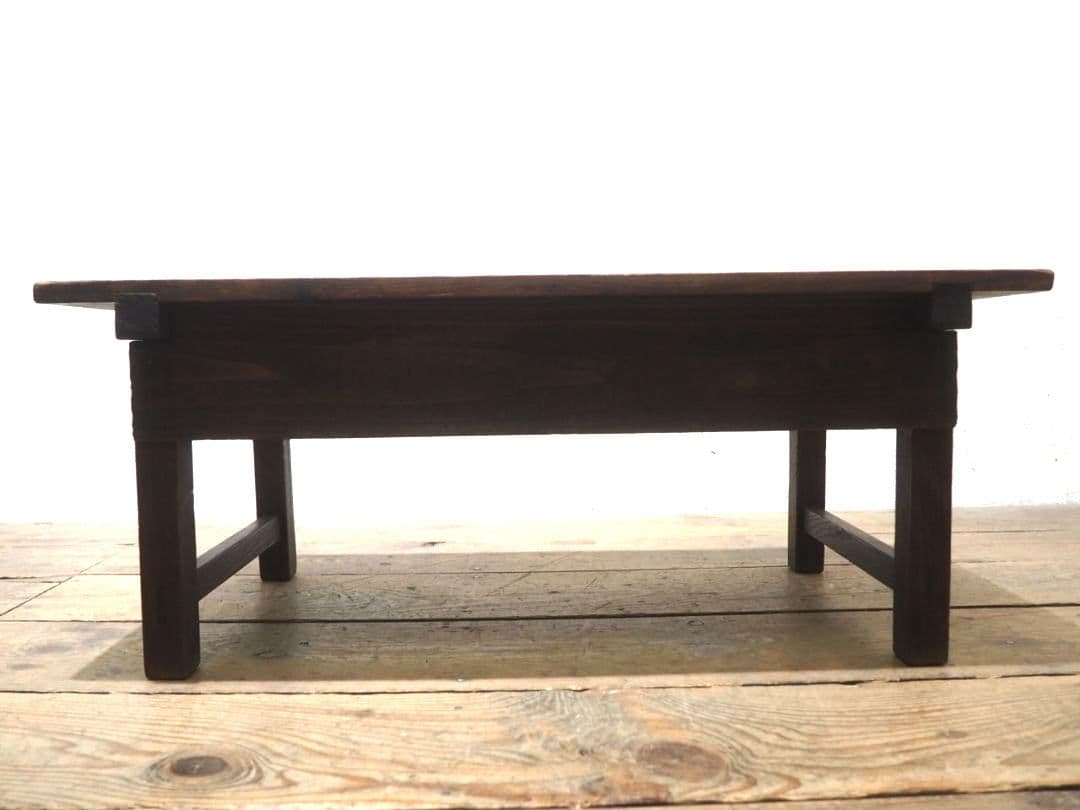 1258 アンティーク　文机　ローテーブル　収納ケース　陳列台　レトロ　古家具