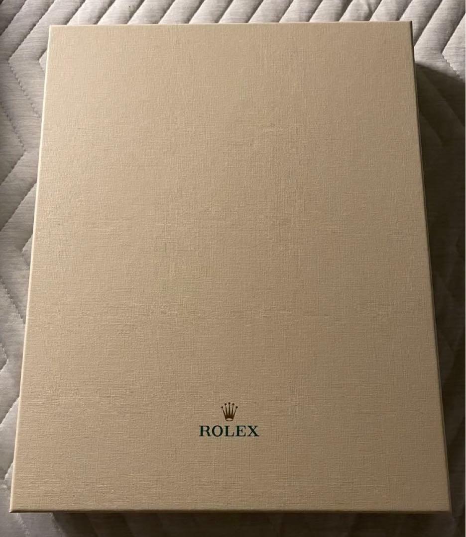 ロレックス　公式ノベルティ　カランダッシュボールペン&A4用革ノートカバーセット