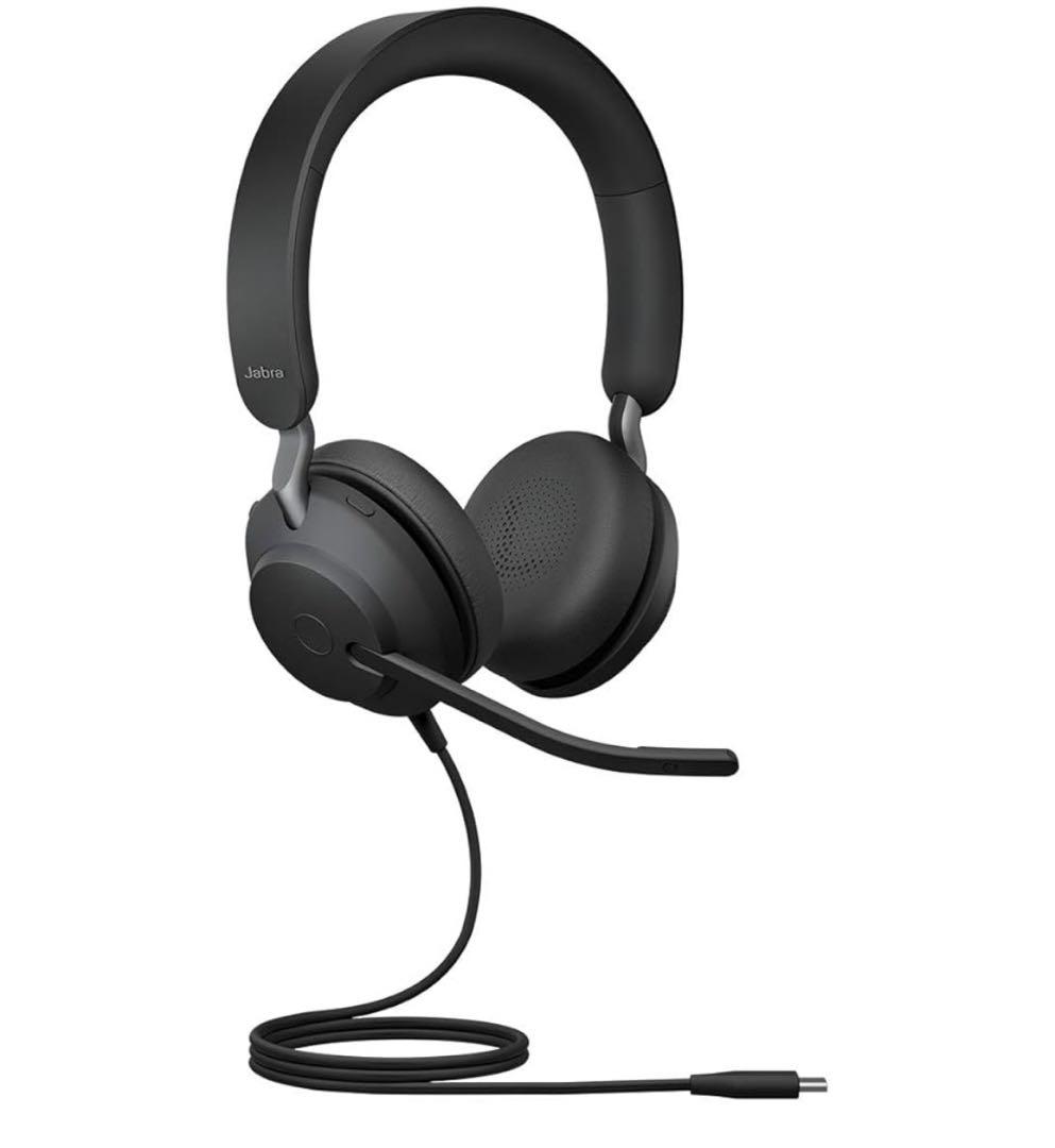 Jabra Evolve2 40 SE 両耳有線ヘッドセット マイク付き