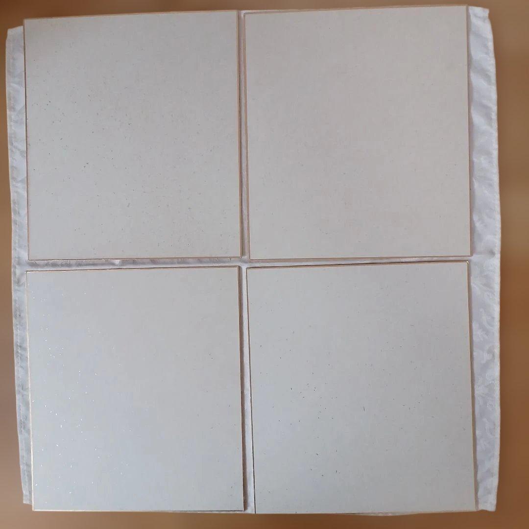 富士山四題　松下和代 日本画 色紙 4枚セット　桐箱入り