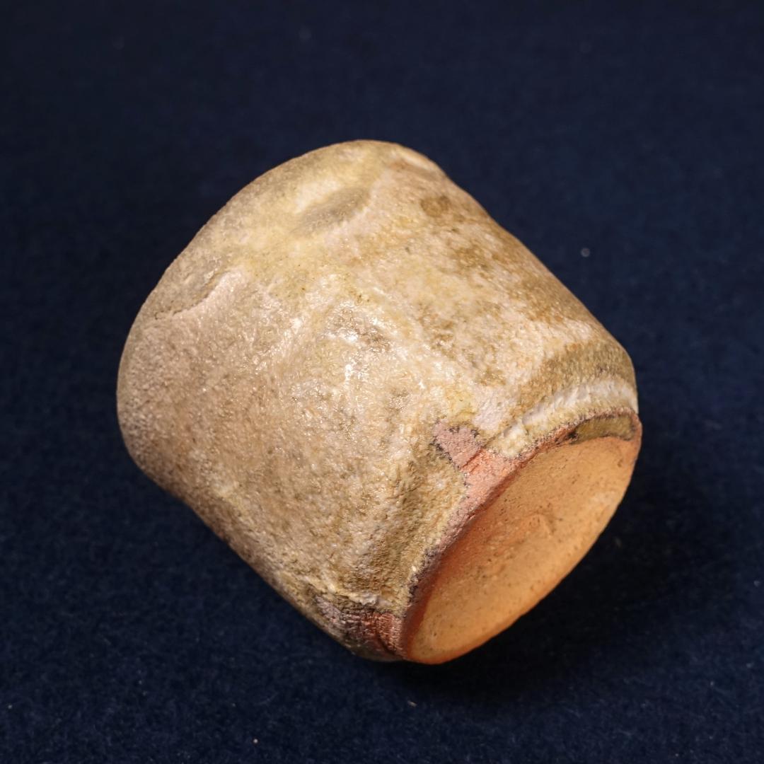 人間国宝 加藤孝造 希少作 黄瀬戸 ぐい呑 共箱