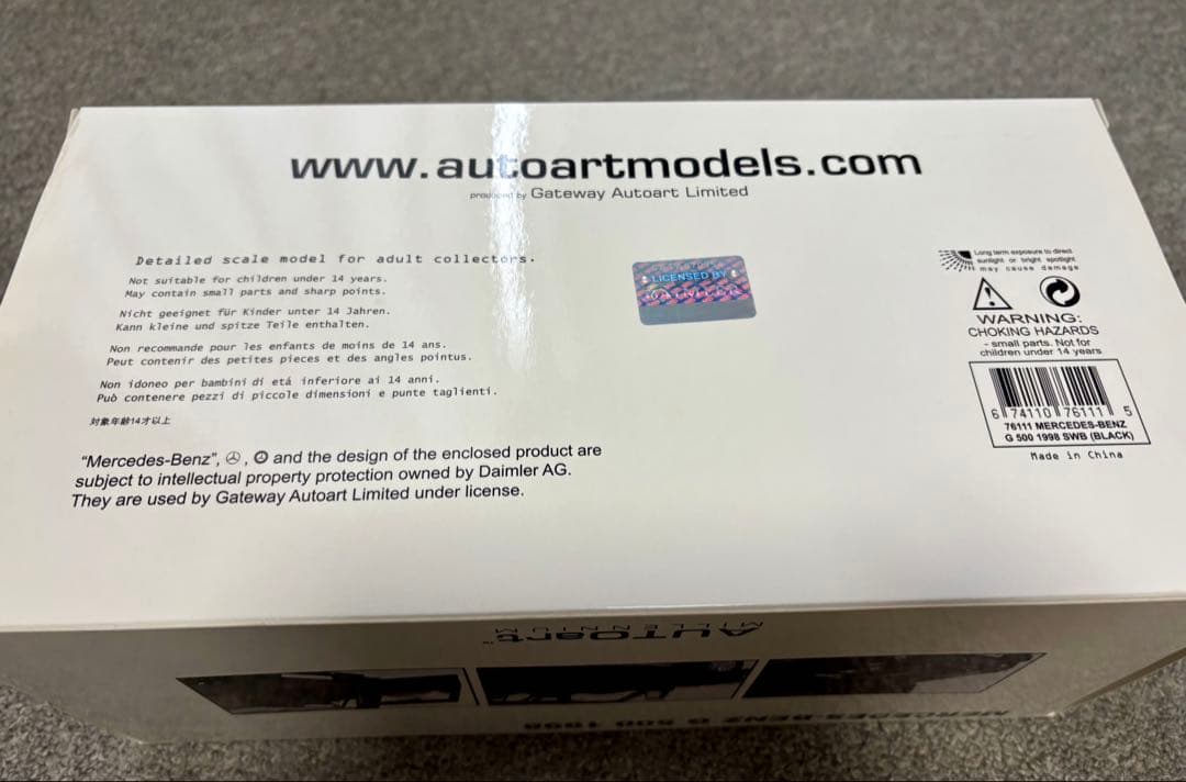 ★最終値下オートアート1/18 メルセデスベンツ G500 Gクラス極美品★