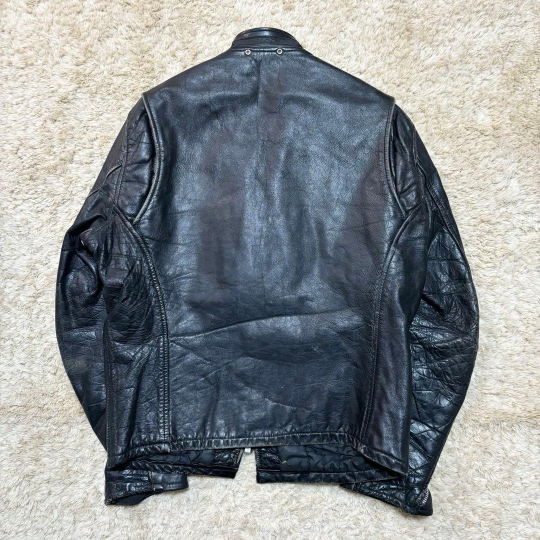50s Leather Jacket シングル 40 TALON