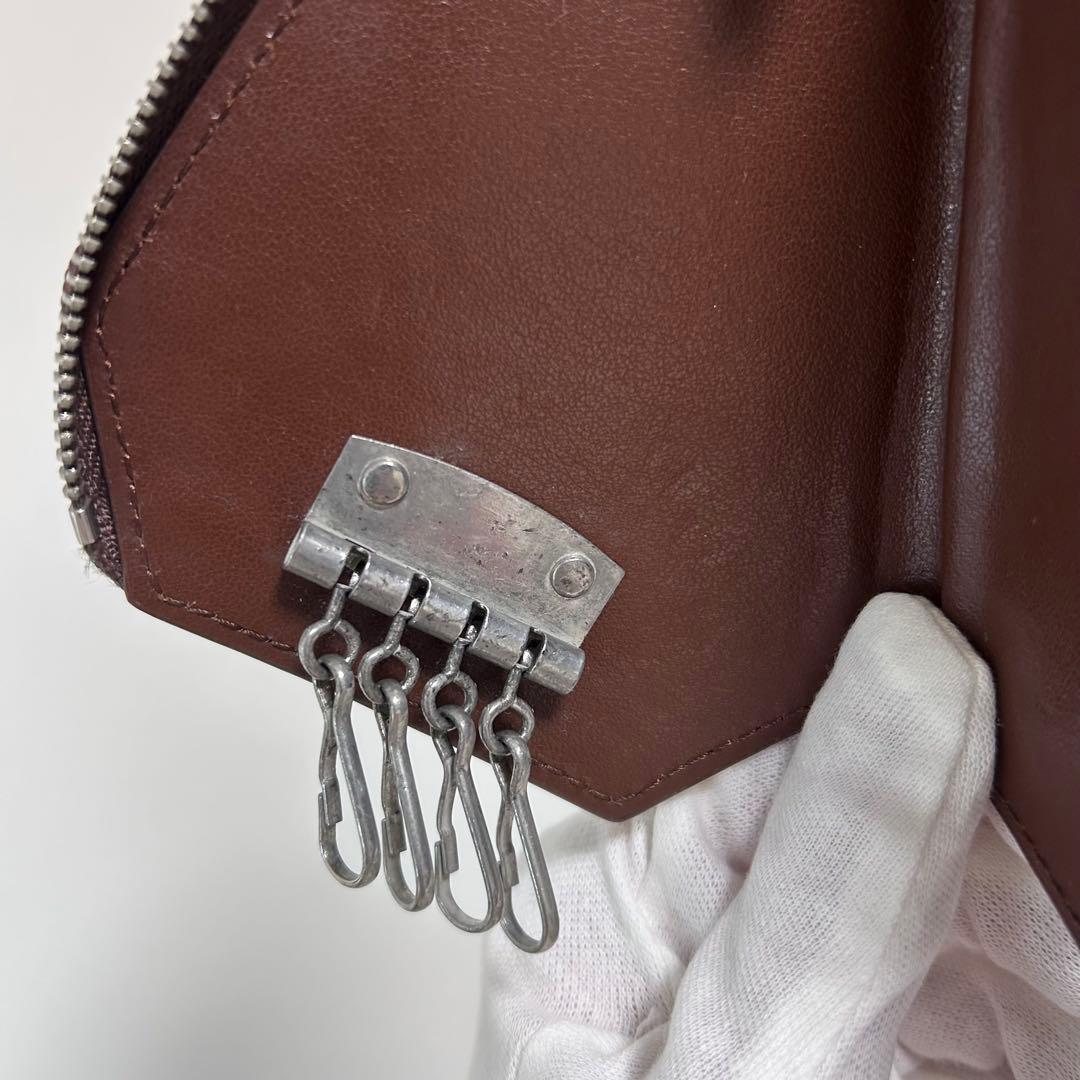 【美品】kiko kostadinov Ohne キーケース　ブラウン　レザー