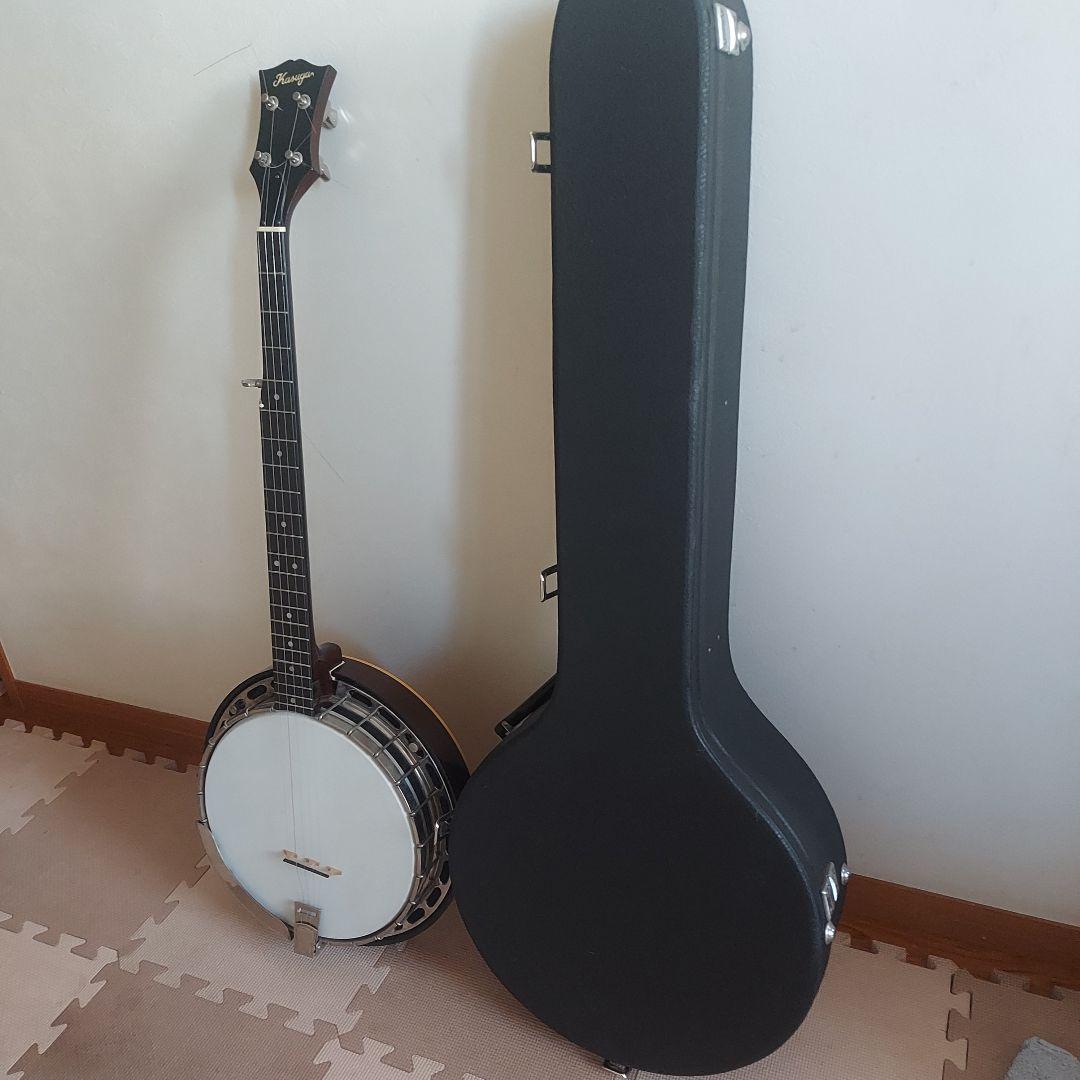 ☆ヴィンテージ美品☆春日楽器 バンジョー 弦楽器 ハードケース付