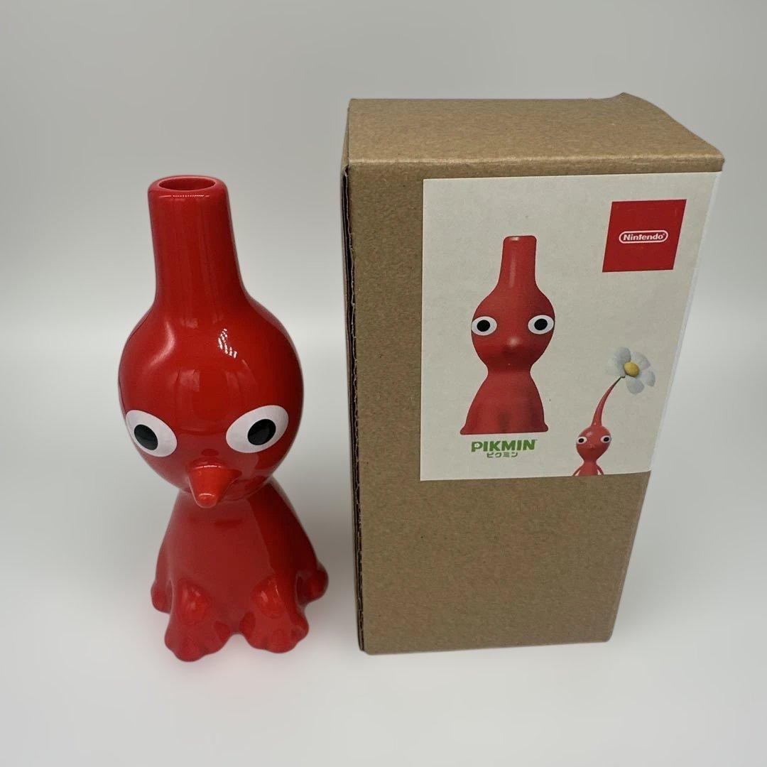 【新品未使用】ピクミン　一輪挿し　赤ピクミン